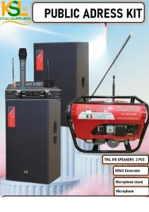 TRILL 815 Speakers & KMAX Generator Complete Professional PA System
