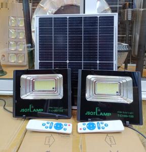 JSOT LAMP T-C100+100 2-in-1 Solar LED Floodlight kit