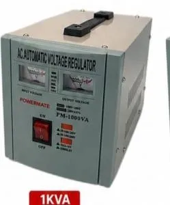 Powermate AC Automatic Voltage Regulator 1kVA – 1000VA Voltage Stabilizer for Home & Office Electronics