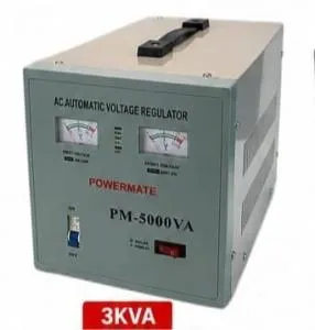 Powermate AC Automatic Voltage Regulator 3kVA – 3000VA Heavy-Duty Voltage Stabilizer for Reliable Power Protection