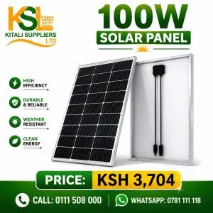 100W High-Efficiency Solar Panel – Limited Time Offer