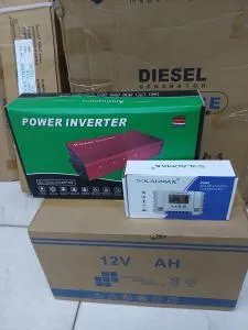 100Ah Solar Gel Battery with 1000W Inverter & 20A Controller – Complete Solar Backup Power System