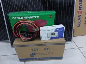100Ah Solar Gel Battery with 1000W Inverter, 10m PV Cable & 20A Controller – Complete Solar Energy Backup Kit