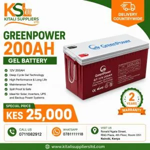 Green Power 200Ah Deep Cycle Battery – Reliable Solar & Backup Power