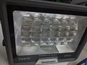 Cacher 500W LED Solar Floodlight IP66 Waterproof | High-Brightness Outdoor Security Light with Remote Control