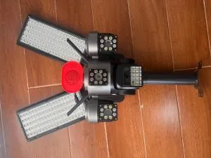 V780-3Y (AOV 3-Lens) 4G Solar PTZ Security Camera – 24,000mAh Battery, 1000W LED Street Light & 20W Solar Panel (4PCS/Box)