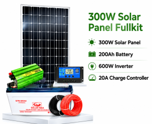 300W SOLAR FULLKIKT AFFORDABLE