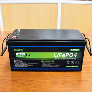 YACHU 12.8V 200Ah LiFePO₄ Lithium Battery