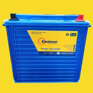 EASTMAN Tall Tubular Gel Battery – Deep Cycle Solar & Inverter Battery for Reliable Backup Power