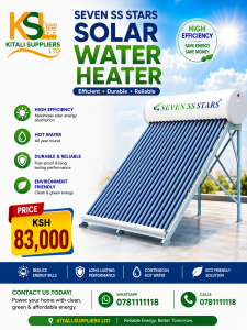 Seven SS Stars Solar Water Heater – High-Efficiency Solar Water Heating System
