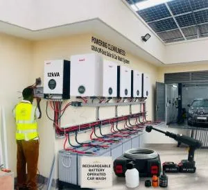 12KVA Low Frequency Inverter & Rechargeable Car Wash Machine