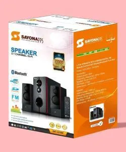 Sayona 2.1 Channel Multimedia Speaker System with Bluetooth, USB & FM Radio