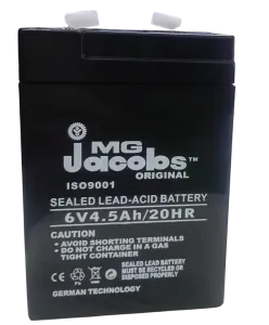 IMG Jacobs Original 6V 4.5Ah Sealed Lead-Acid Rechargeable Battery – Reliable Backup Power for UPS, Alarms & Emergency Systems