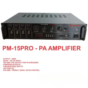 PM-15PRO Professional 350W Amplifier for PA Speakers
