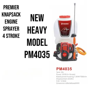 PREMIER KNAPSACK ENGINE SPRAYER 4-STROKE PM-4035 – 25L
