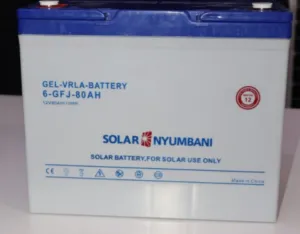 Solar Nyumbani 12V 80Ah Gel VRLA Solar Battery