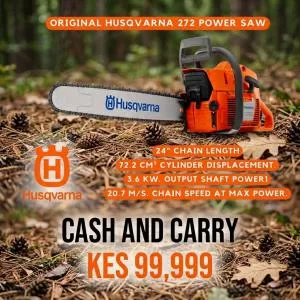 Original Husqvarna 272 Power Saw - 24 Inch Bar