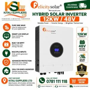 Felicity Solar 12KW / 48V Hybrid Solar Inverter