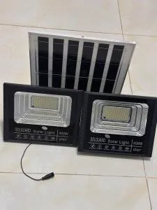 Solguard 400W Solar Floodlight with Double Lights – Powerful Outdoor Security Light