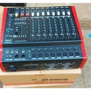 Yamaha 8-Channel Digital Powered Mixer with USB & Bluetooth – Professional Audio Mixing Console