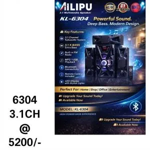 Ailipu KL-6304 3.1CH Bluetooth Speaker System | Kitali Suppliers