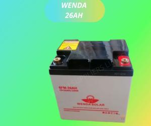 SOLAR GEL BATTERY 26AH WENDA