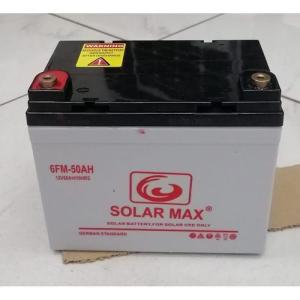 Solarmax 50Ah Solar Battery Deep Cycle Gel Solar Battery.