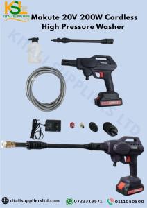 Makute 20V 200W Cordless Pressure Washer | Portable Car Washer