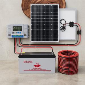 250W Solar Panel Kit with 150Ah Battery, 1000W Inverter & 30A Solar Charge Controller