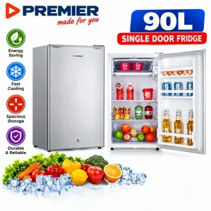 Premier 90L Single Door Fridge – Energy-Saving Compact Refrigerator