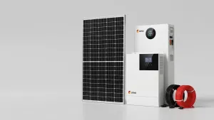 Complete SRNE Solar Panel, Inverter, and Energy Storage System Kit